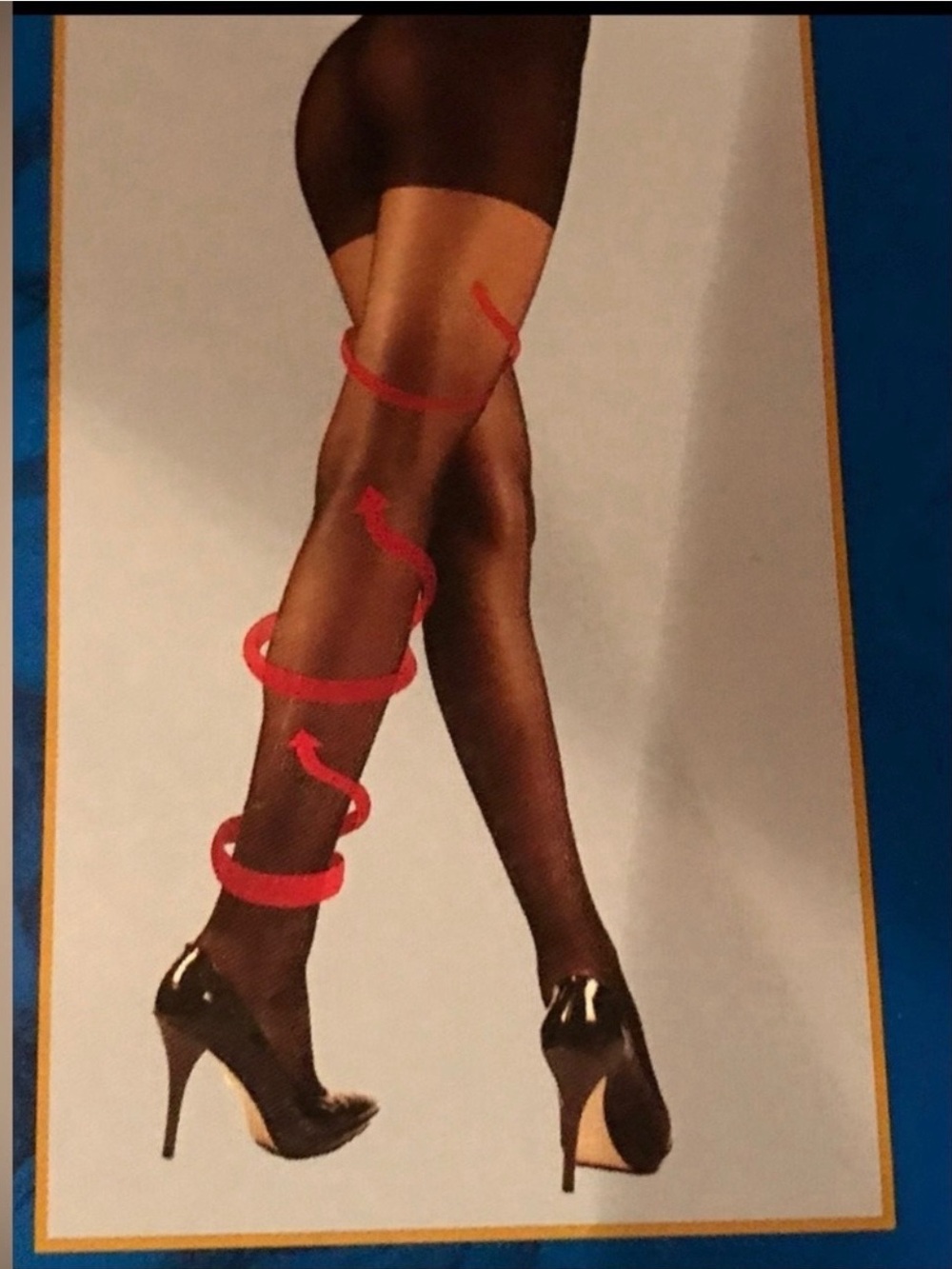 NEW Graduated Compression Support Black Pantyhose, s.XT